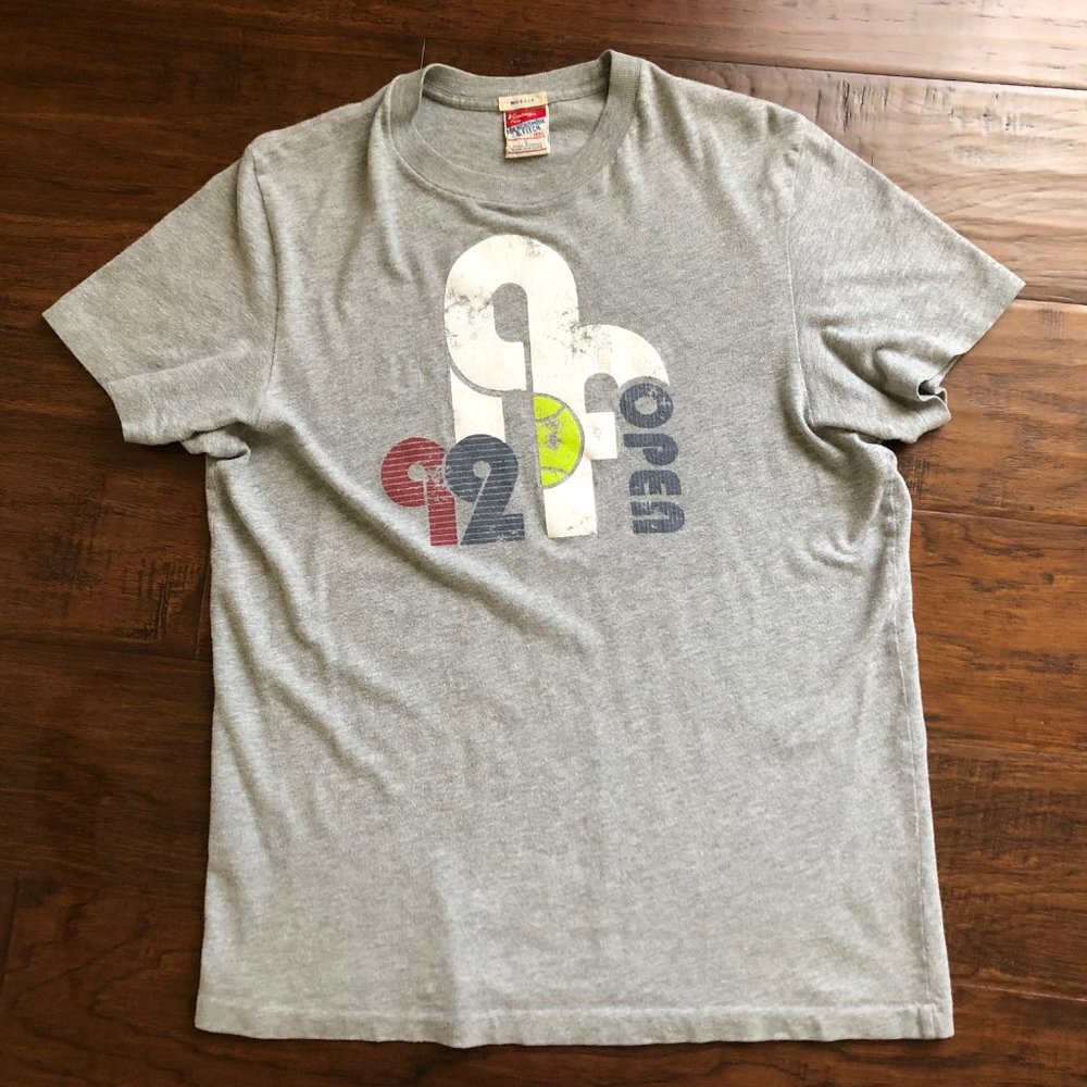 A&F Graphic Tee with Multicolor Logo